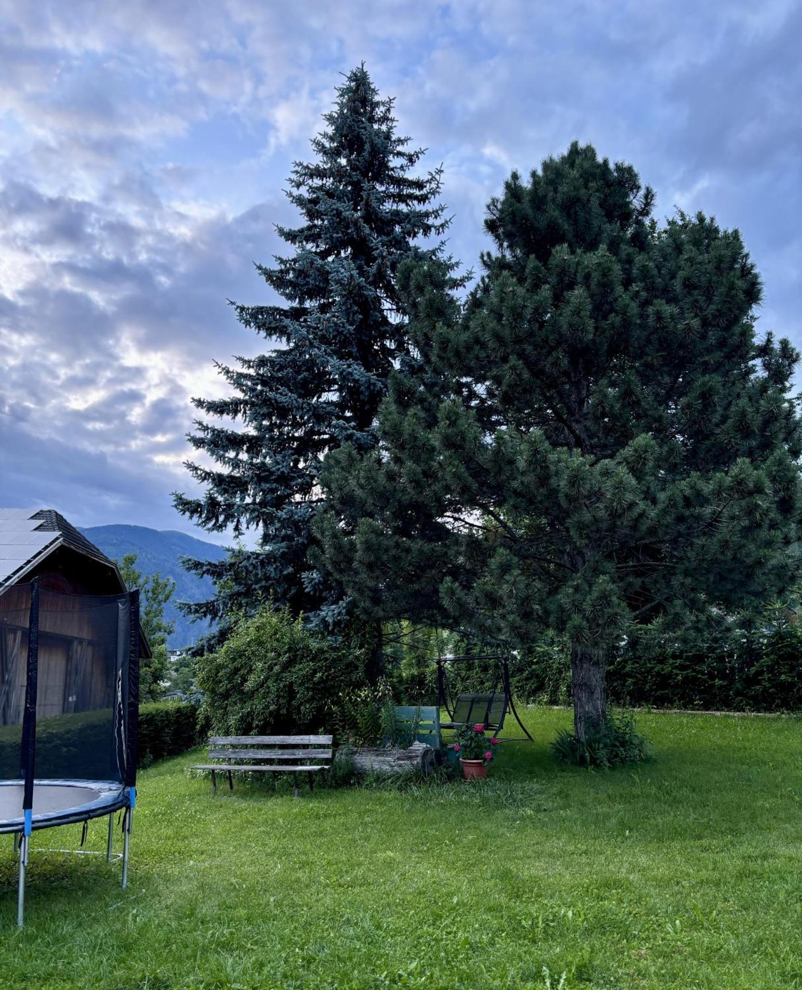 Ferienwohnung Im Grünen mit Panoramablick auf Bruneck - Beste Lage Exterior foto