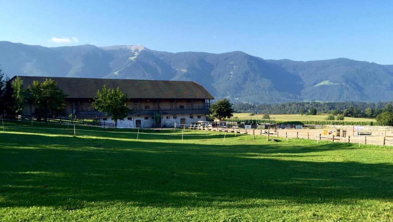 Ferienwohnung Im Grünen mit Panoramablick auf Bruneck - Beste Lage Exterior foto